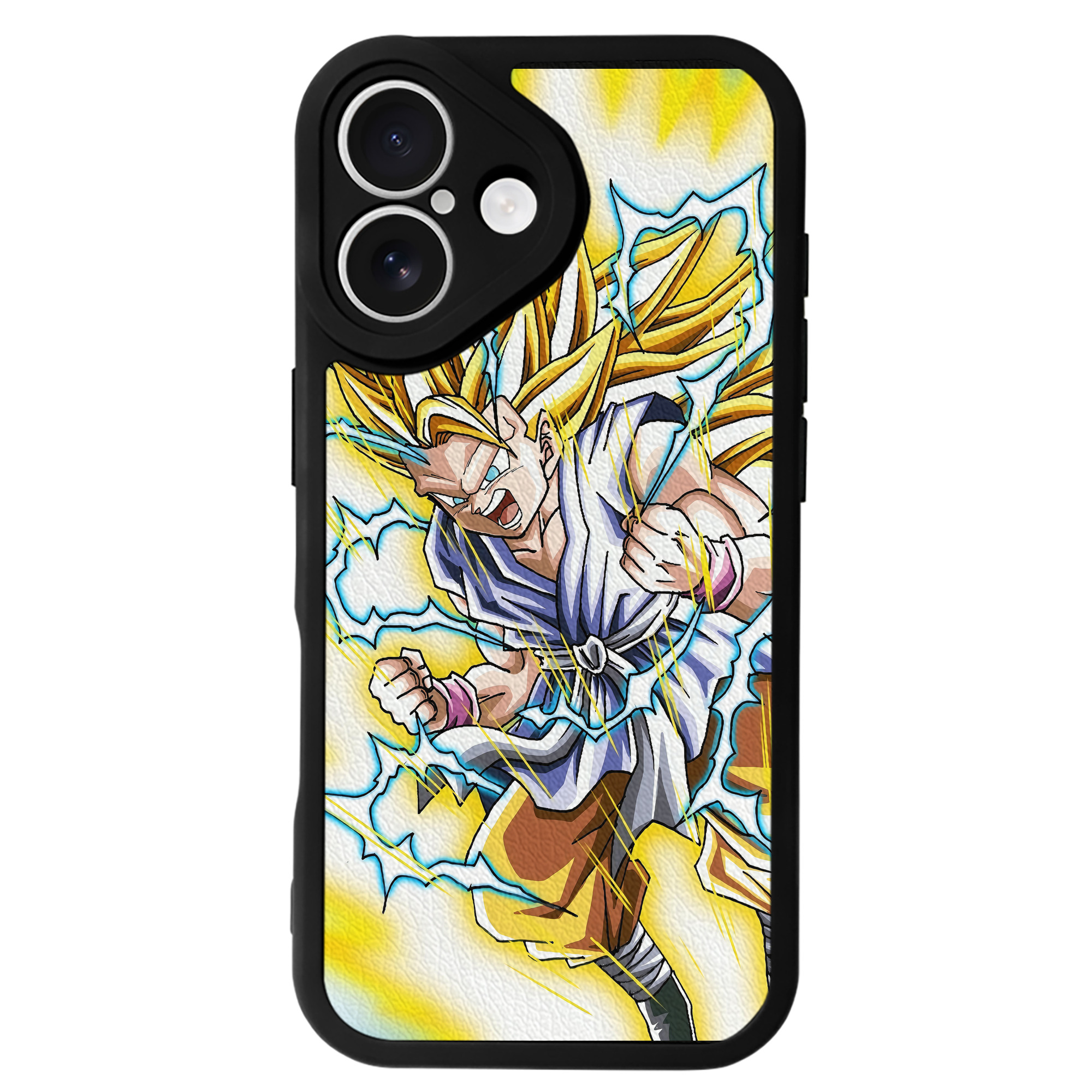（画像用） ドラゴンボール DRAGON BALL 【iPhone 16シリーズ対応】シリコンスマホケース（レザー調） 材質：シリコン